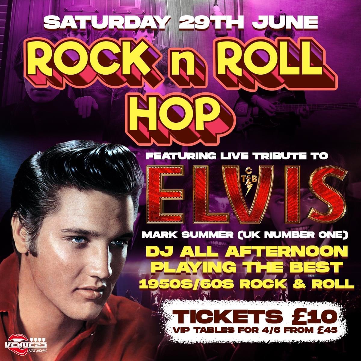 Experience the magic of the 50’s and 60’s with Mark Summers' award-winning Elvis tribute and a full afternoon of timeless hits from the era’s biggest bands and artists.
Saturday 29th June! 🕺🎉

Guaranteed to get you up and dancing!! 👉 ticketsource.co.uk/whats-on/wakef…