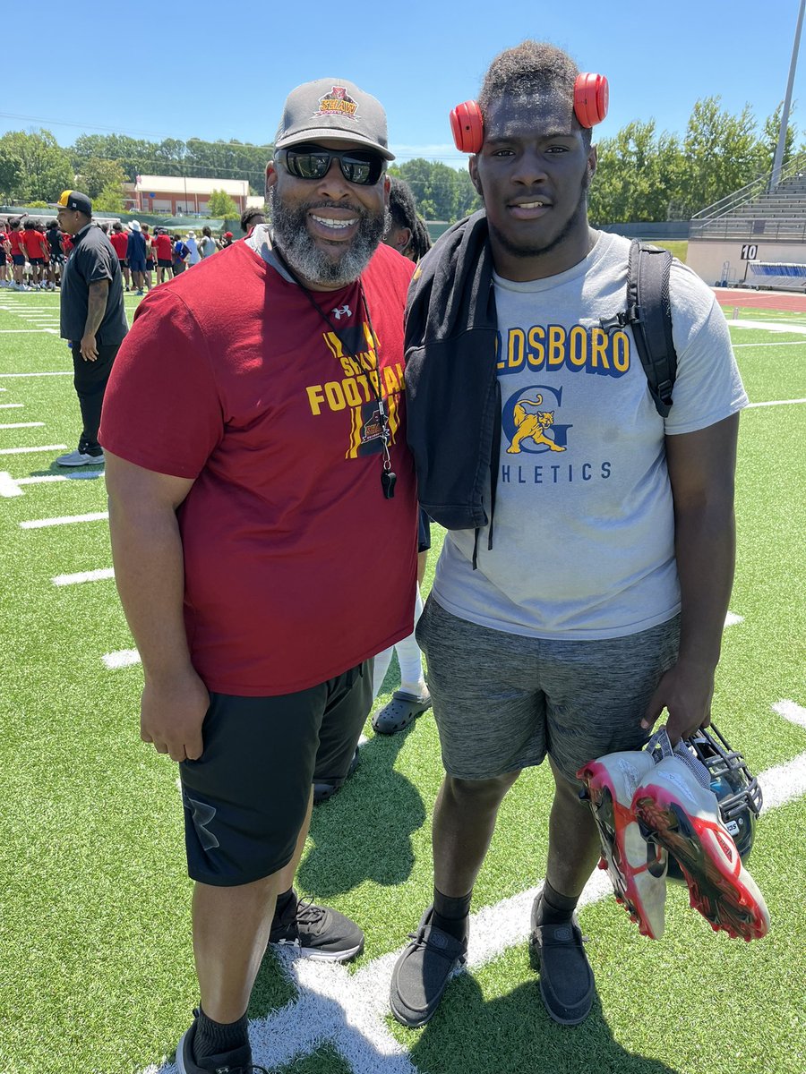 Jaden McClary (@jadenmcclary08) on Twitter photo I want to thank <a href="/CoachReid74/">Eric Reid</a> <a href="/CoachDargan/">Cedric Dargan</a> <a href="/CoachKHill53/">Hill</a> and the rest of <a href="/ShawUFootball/">Shaw U. Football</a> staff and players for putting on a great 7on7 and big man camp today I want to thank <a href="/CoachReid74/">Eric Reid</a> <a href="/CoachDargan/">Cedric Dargan</a> <a href="/CoachKHill53/">Hill</a> and the rest of <a href="/ShawUFootball/">Shaw U. Football</a> staff and players for putting on a great 7on7 and big man camp today