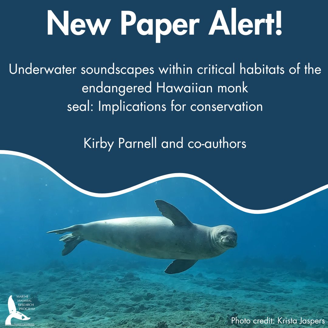 MMRP Uni of Hawaii (@mmrp_uh) on Twitter photo Hot off the press: Hawaiian monk seal underwater soundscapes authored by <a href="/kirB15/">Kirby Parnell</a> and colleagues. Read paper here: int-res.com/abstracts/esr/… Hot off the press: Hawaiian monk seal underwater soundscapes authored by <a href="/kirB15/">Kirby Parnell</a> and colleagues. Read paper here: int-res.com/abstracts/esr/…
