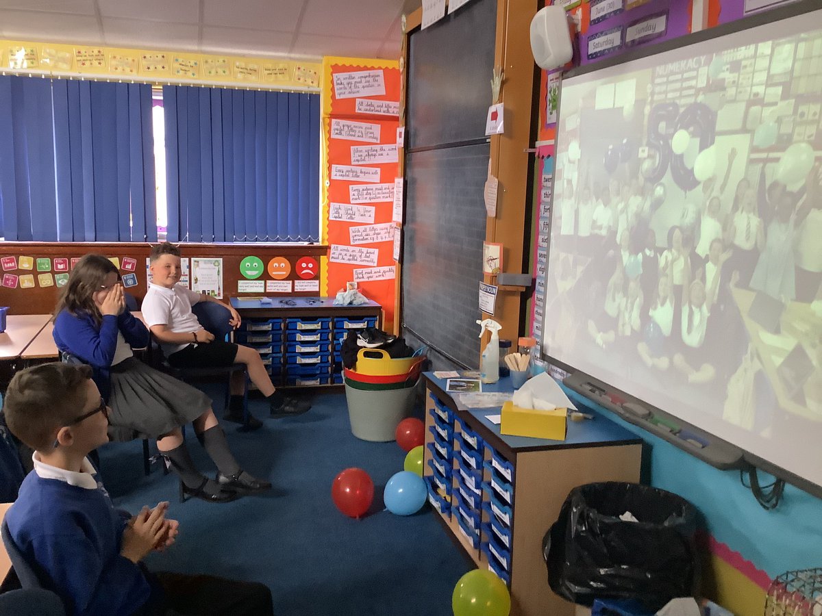 P4GStAndrews's tweet photo. Today we said farewell to one of our classmates. C is moving to Australia and we are all going to miss him. We had a little farewell party and started things off with a little trip down memory lane then there were snacks, dancing and games. https://t.co/Q7Oa7Geakx