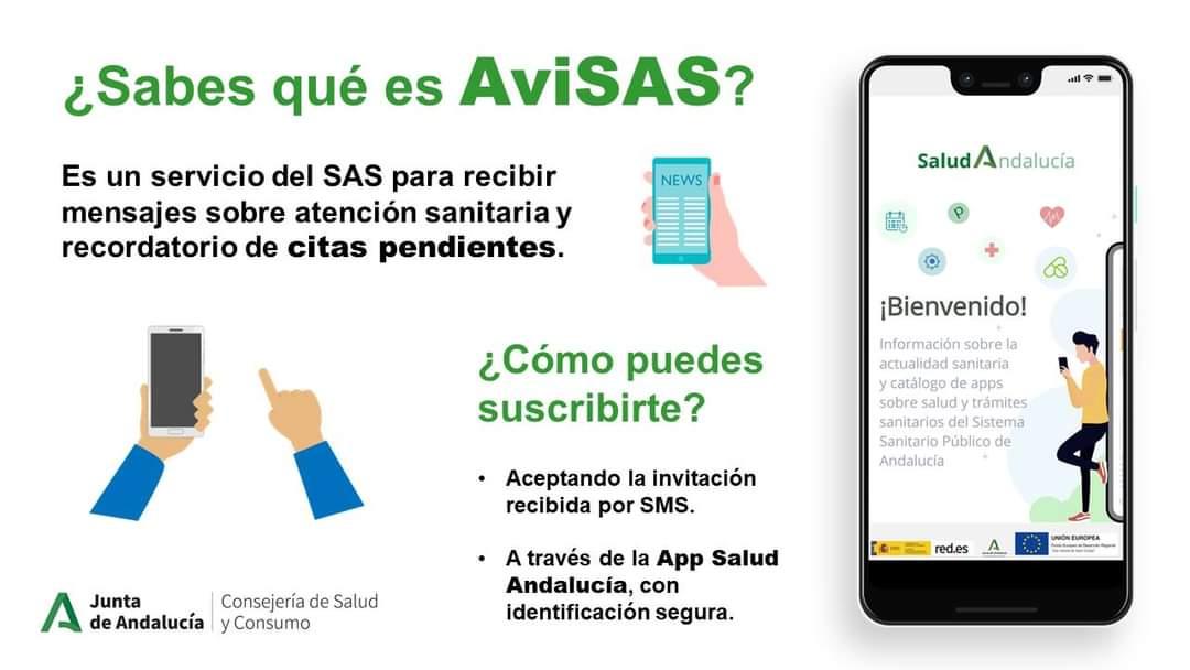 ¿Conoces #AviSAS? a través de este Servicio recibirás los mensajes sobre atención sanitaria y recordatorio de citas pendientes.
¡Infórmate! opgob.es/zr3uv ✅