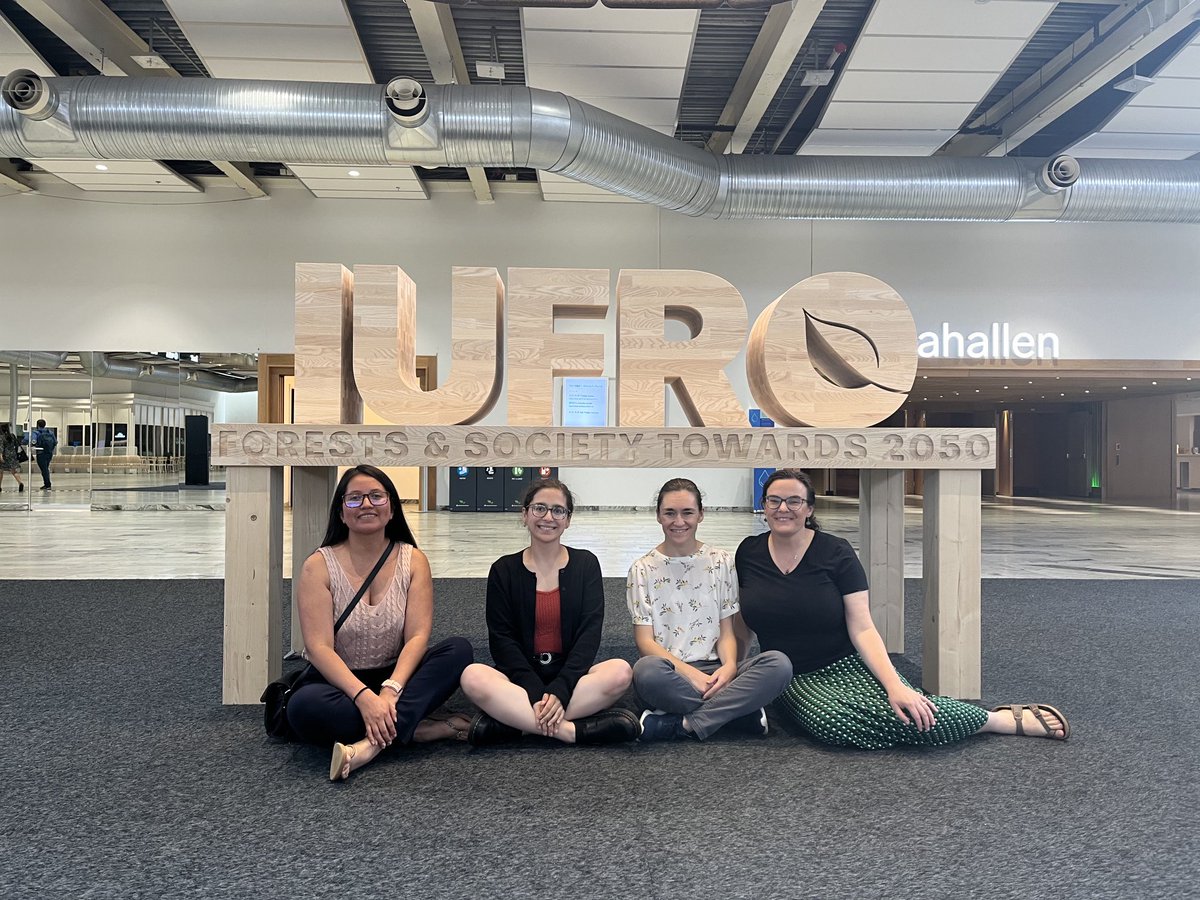 jilla_hamilton's tweet photo. The great thing about #IUFRO2024 is that it provides the opportunity to bring together generations of scientists passionate about forests - building on a legacy now for the future #generationalmentorship #forestgenetics #conservation #proudPI https://t.co/lgsscXADKf