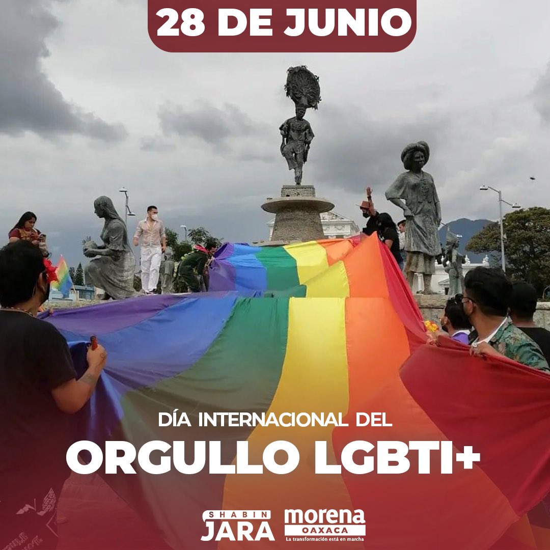 Hoy conmemoramos juntos el Día Internacional del Orgullo LGBT+, fomentando la igualdad y el respeto entre las personas, sin importar su orientación sexual o identidad de género.

#DiaDelOrgullo