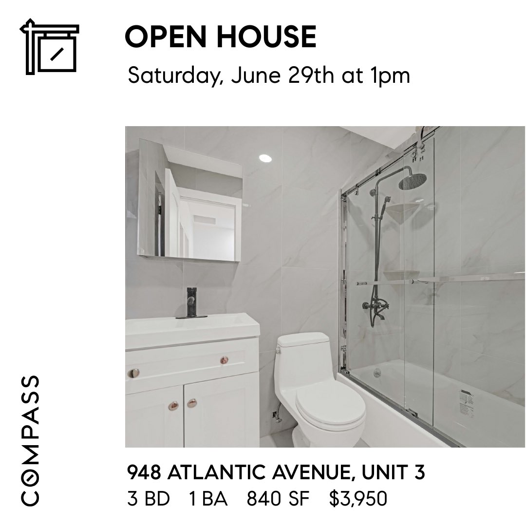 MalcolmREi's tweet image. #OpenHouses #AptsForRent 🤑💚🏡 “Welcome to the vibrant Prospect Heights neighborhood in Brooklyn, NY! Nestled within a fully renovated mixed-use building, this two-bedroom with office, apartment at 948 Atlantic Avenue, Unit 2 + 3, offers a unique blend of modern living”