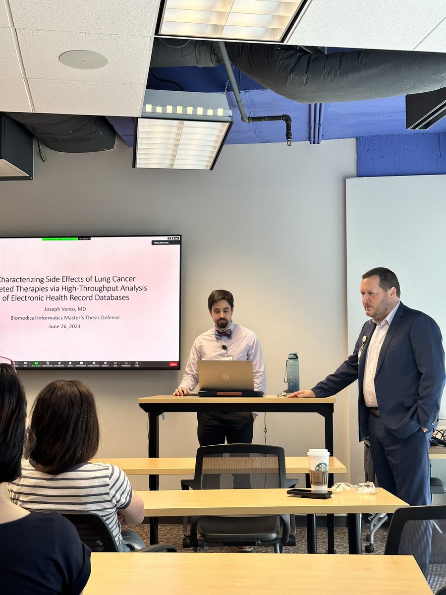 Ronak H. Mistry, DO (@rmistry91) on Twitter photo Speaking of having cool friends, a huge shoutout to <a href="/JVentoMD/">Joseph Vento, MD, MS</a> who successfully defended his masters in bioinformatics thesis this week! A great presentation of an incredible project that can really improve the lives of our #onc patients!
<a href="/VanderbiltU/">Vanderbilt University</a> <a href="/VUMCHemOnc/">Vanderbilt Hem / Onc</a> @VUMC_Medicine Speaking of having cool friends, a huge shoutout to <a href="/JVentoMD/">Joseph Vento, MD, MS</a> who successfully defended his masters in bioinformatics thesis this week! A great presentation of an incredible project that can really improve the lives of our #onc patients!
<a href="/VanderbiltU/">Vanderbilt University</a> <a href="/VUMCHemOnc/">Vanderbilt Hem / Onc</a> @VUMC_Medicine