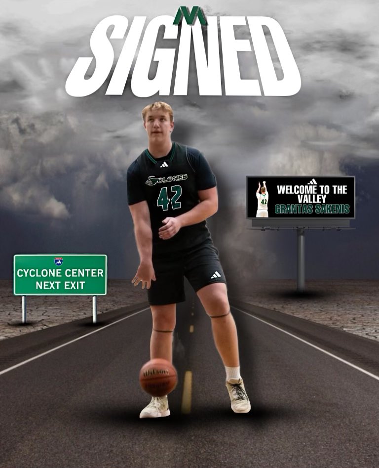 BIG (literally) signing for us! Welcome 6’10 Grantas Sakenis! #RefuseToLose