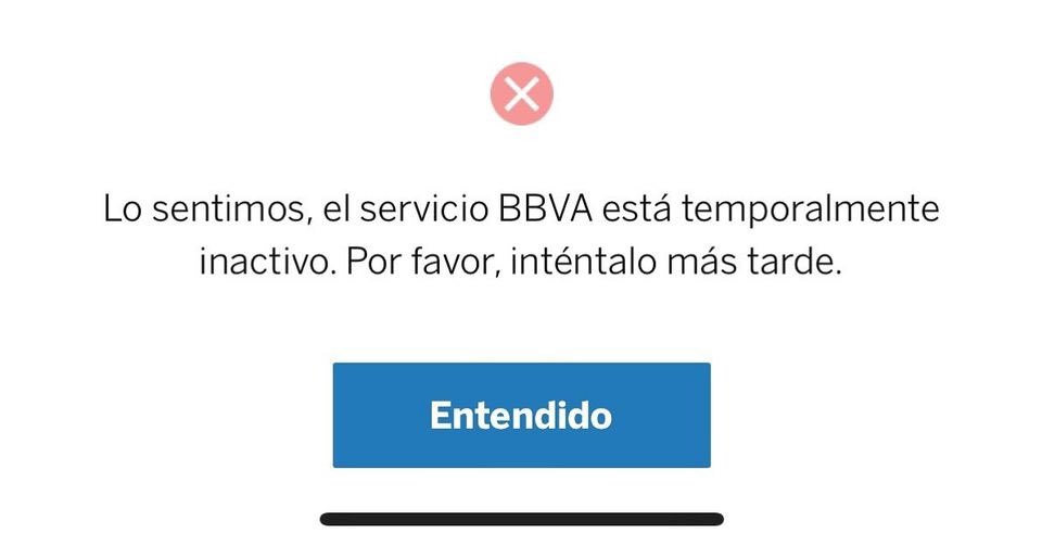 amdigitalhgo's tweet photo. ¡Y en quincena!
Usuarios del banco #BBVA reportan la caída de la aplicación hace unos momentos.
#NoSistema #NoApp #Banco https://t.co/yB9nsUFbWW