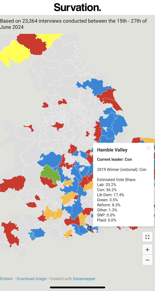 Devina4Labour's tweet photo. Today, In their penultimate poll ahead of the General Election @Survation highlighted Hamble Valley as one of 132 seats to be decided by less than 5 points.
But it’s the trends that are more insightful than individual polls.
We now have 6 polls and one of the main tactical voting sites all showing @ukLabour as the real challengers to the Conservatives in Hamble Valley. This week the response has been phenomenal. More and more people deciding to vote Labour, for real Change, for a strong voice in Westminster and to get the Conservatives out.
Change will only happen if we vote for it.
Vote Change
🗳️🌹 4th July