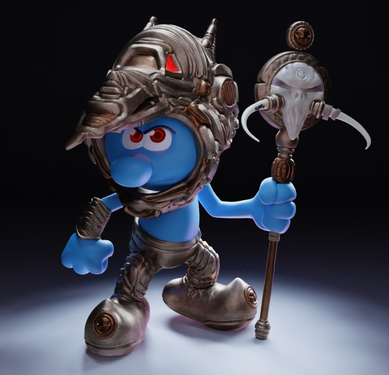 Happy Birthday to Philippe Druillet, the legend behind our Lone Smurf!  
Philippe continues to inspire generations of artists, and we're excited to see what new collaborations he's working on👀