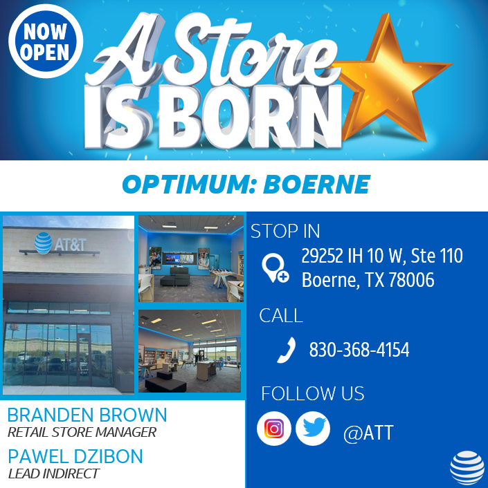 STXspeaks's tweet photo. STX is growing again! Check out our newest location Optimum Boerne. @holland_marci @jessermontez @Ahmad_Al02 @CanasofSTX @JeremiahSchmit5 #StoreIsBorn #CityofBoerne https://t.co/qLuQFzpoFj