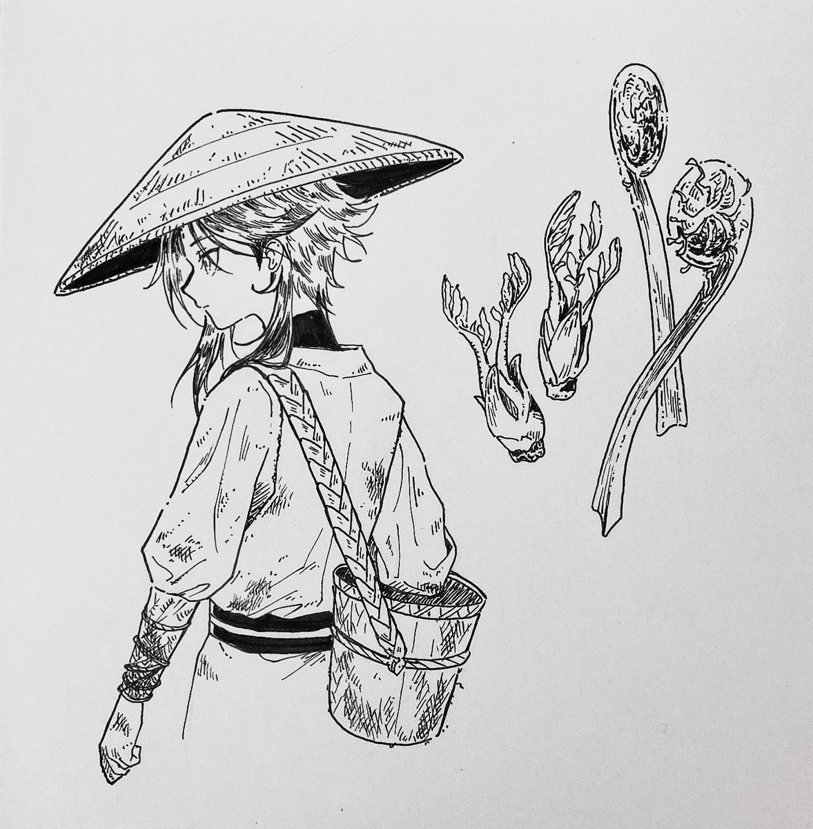 saku_4i's tweet photo. 早朝らくがき https://t.co/IrpYp08HtK