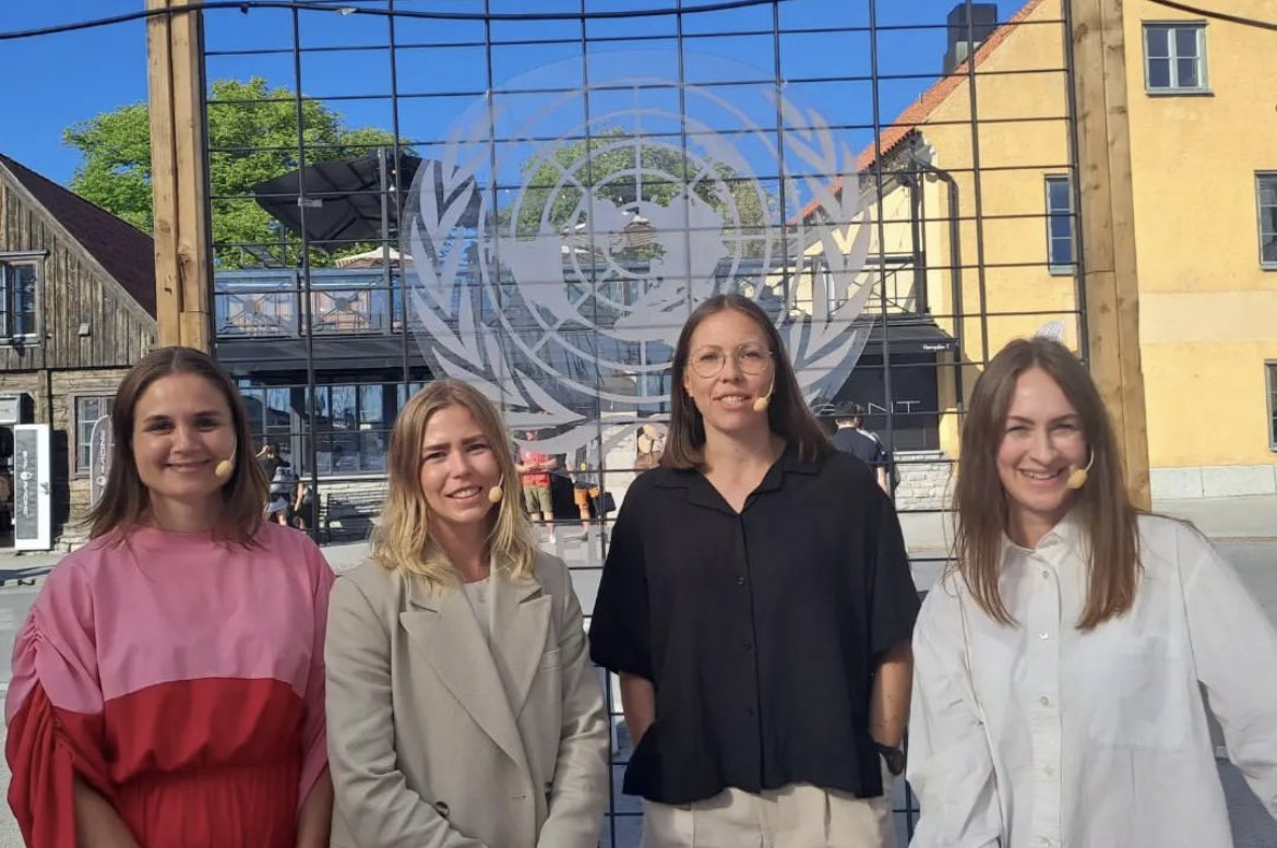UN Women Sweden (@unwomensweden) on Twitter photo Vårt andra seminarium i #Almedalen om goda exempel på jämställdhetsarbete i företag. Tack <a href="/pauspling/">Paulina Modlitba 🇺🇦</a> <a href="/ceciliasafaee/">Cecilia Safaee</a> <a href="/FridaOrring/">Frida Orring</a> och <a href="/EmeliePerssonL1/">EMELIE PERSSON LINDQVIST</a>
#FNiAlmedalen Vårt andra seminarium i #Almedalen om goda exempel på jämställdhetsarbete i företag. Tack <a href="/pauspling/">Paulina Modlitba 🇺🇦</a> <a href="/ceciliasafaee/">Cecilia Safaee</a> <a href="/FridaOrring/">Frida Orring</a> och <a href="/EmeliePerssonL1/">EMELIE PERSSON LINDQVIST</a>
#FNiAlmedalen