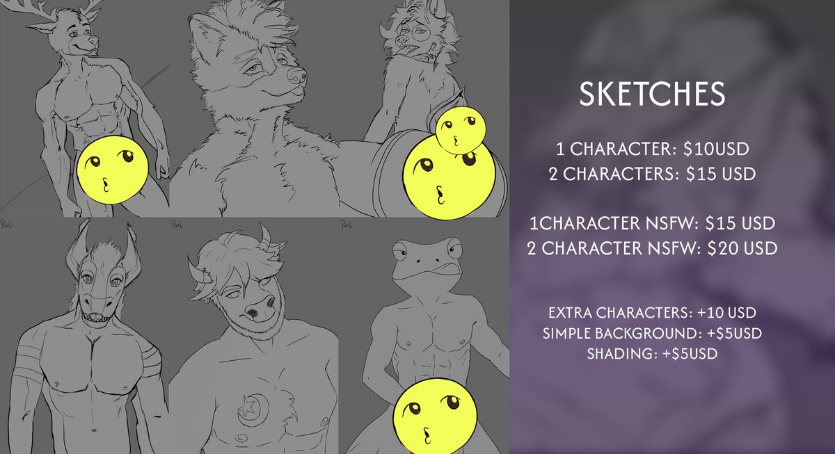 pitupinxnsfw's tweet photo. Hello! I'm open for commissions😊

#nsfw #furry #sketches https://t.co/ECCa0LZjbN