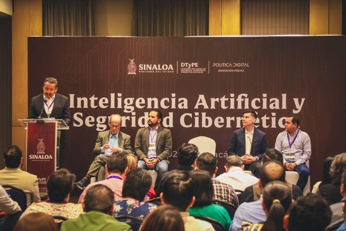 RodolfoMonrealA's tweet image. Se llevo acabo el seminario “Inteligencia Artificial y Seguridad Cibernética”, impulsado por la @DigitalCdt21  en colaboración con la revista Política Digital. Agradecido con los ponentes por compartir su tiempo y conocimientos a las y los asistentes. #Sinaloa #DTyPE