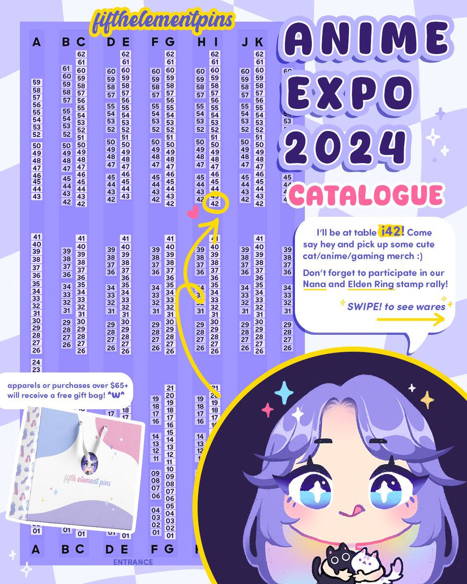 5thElementPins's tweet photo. ✨ Ta-daaa 🙌🏻 my Anime Expo 2024 Catalogue is here!
📍Come find me at Artist Alley Table i42!

Hope you enjoy perusing my wares 🥹👉🏻👈🏻💕 See you guys there!

(1/2)
#axartistalley #ax2024 #animeexpo2024 #axcatalogue #ax2024catalog #axartistalley2024 #fifthelementpins https://t.co/4HpxE0AcIR