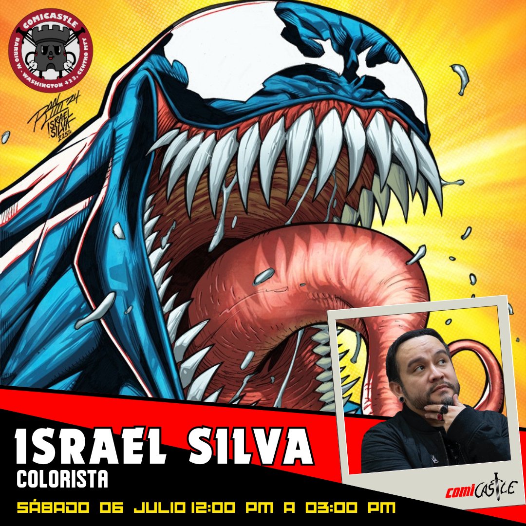 ¡Tendremos a un gran invitado! 🔥🔥🔥

<a href="/IsraelSilvaArt/">Israel Silva</a>  Estará firmando ejemplares donde él participa y que sean adquiridos en la sucursal Comicastle MTY este sábado 06 de julio de 2024 de 12:00 pm a 03:00 pm.

¡Los esperamos!🏰