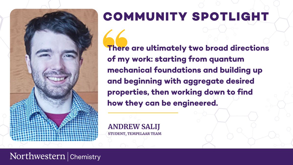 Northwestern Chemistry (@nuchemistry) on Twitter photo Meet Andrew Salij!đź‘‹
<a href="/SalijAndrew/">Andrew Salij</a> is grad student in the <a href="/TempelaarTeam/">Tempelaar Team</a>. His work as a computational physical chemist includes building tools in Python to understand the optical and electronic properties of future materials. <a href="/CMQTnu/">CMQT - Center for Molecular Quantum Transduction</a>
Read more ➡️ bit.ly/3xz5ThA Meet Andrew Salij!👋
<a href="/SalijAndrew/">Andrew Salij</a> is grad student in the <a href="/TempelaarTeam/">Tempelaar Team</a>. His work as a computational physical chemist includes building tools in Python to understand the optical and electronic properties of future materials. <a href="/CMQTnu/">CMQT - Center for Molecular Quantum Transduction</a>
Read more ➡️ bit.ly/3xz5ThA