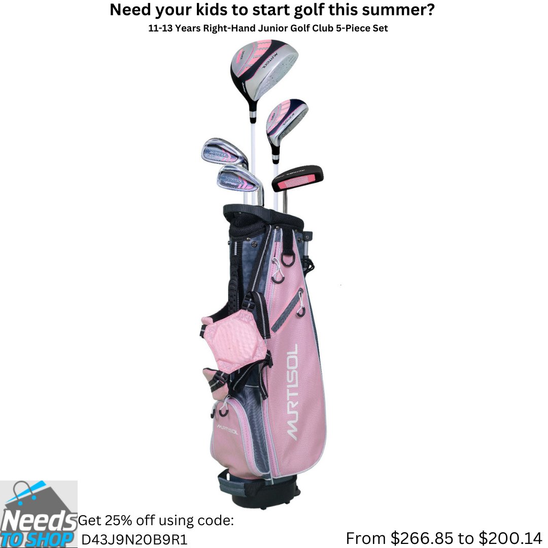 Need your kids to start playing golf this summer? tinyurl.com/5hdwdw8y Get 25% off till June 30 using code: D43J9N20B9R1 #dealoftheday #golf #kidssummer #dealofthesummer #onlineshopping #shoppingonline #sports #SportsforGood #golflife #golfer #golfenaespn #Deals