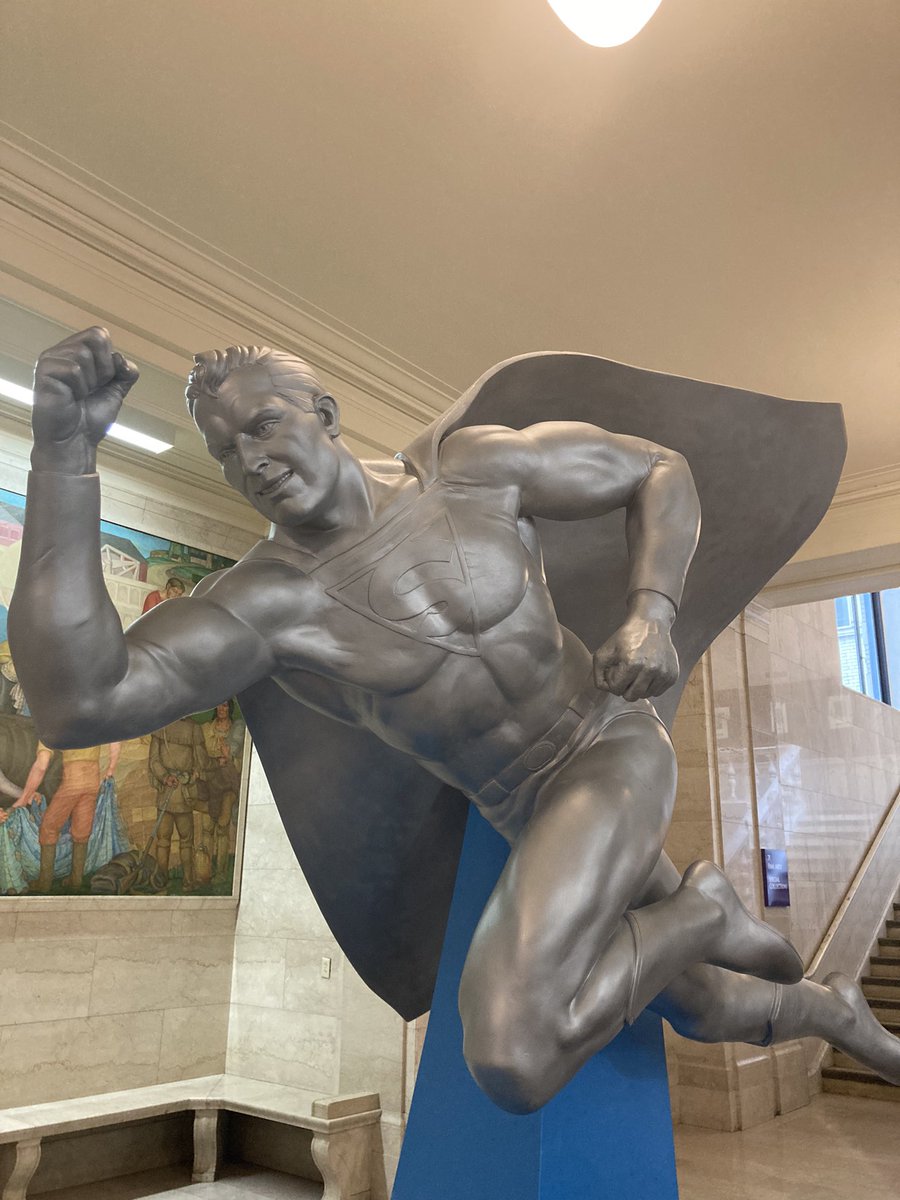 DaveKich's tweet photo. I feel like Superman after visiting the @Cleveland_PL today!

@thingsbymelanie #CLE #ThisIsCLE #Cleveland #Superman @DCOfficial https://t.co/Z7Qa0TPprw