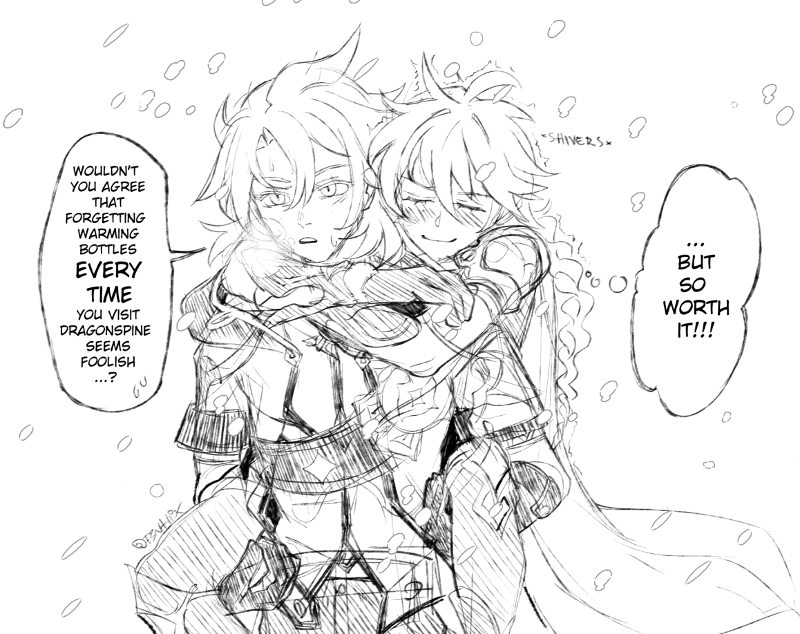 F3NHIX's tweet image. frozen toes for boyfriend carry seems like a good deal to him #Albether