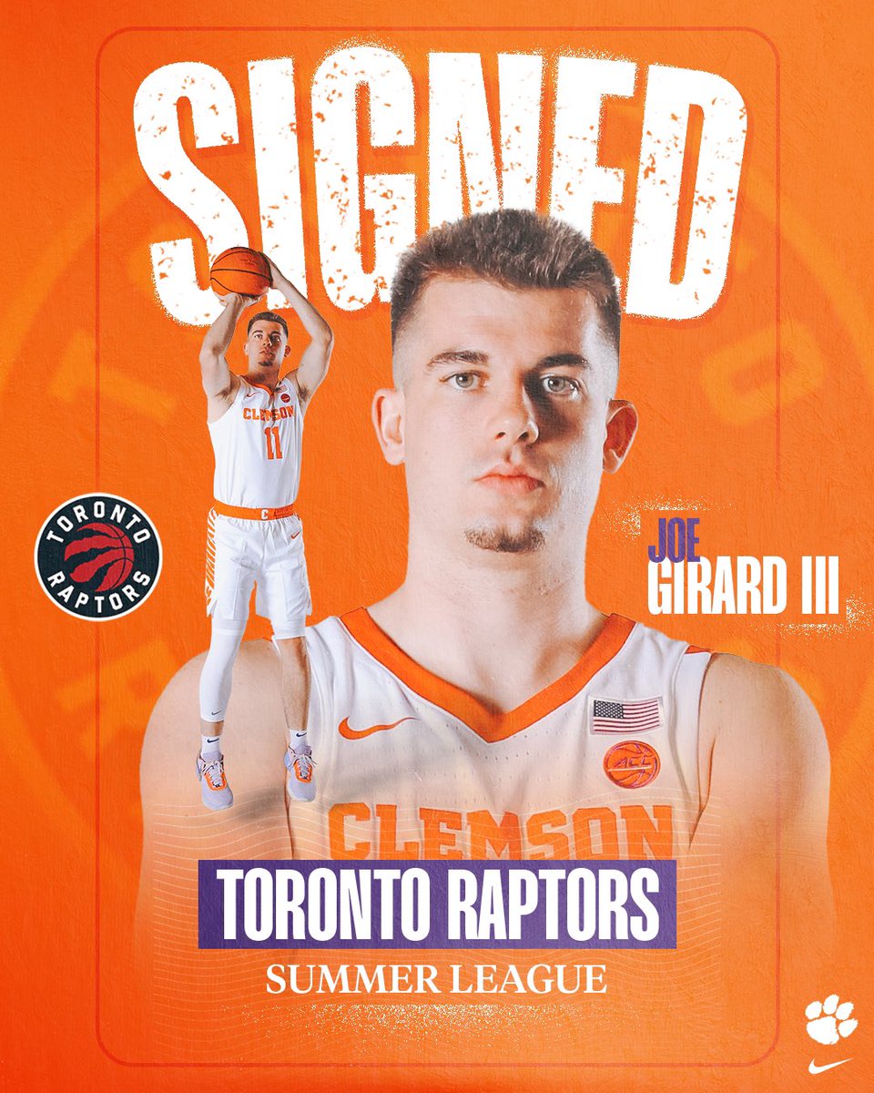 Logo Joe ➡️ The 6ix

<a href="/JG3_____/">Joseph Girard III</a> will sign with the <a href="/Raptors/">Toronto Raptors</a> for Summer League!