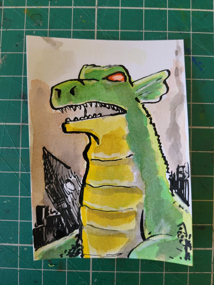 Day 28 of kaijune 2024.  Gorgo #kaijune2024