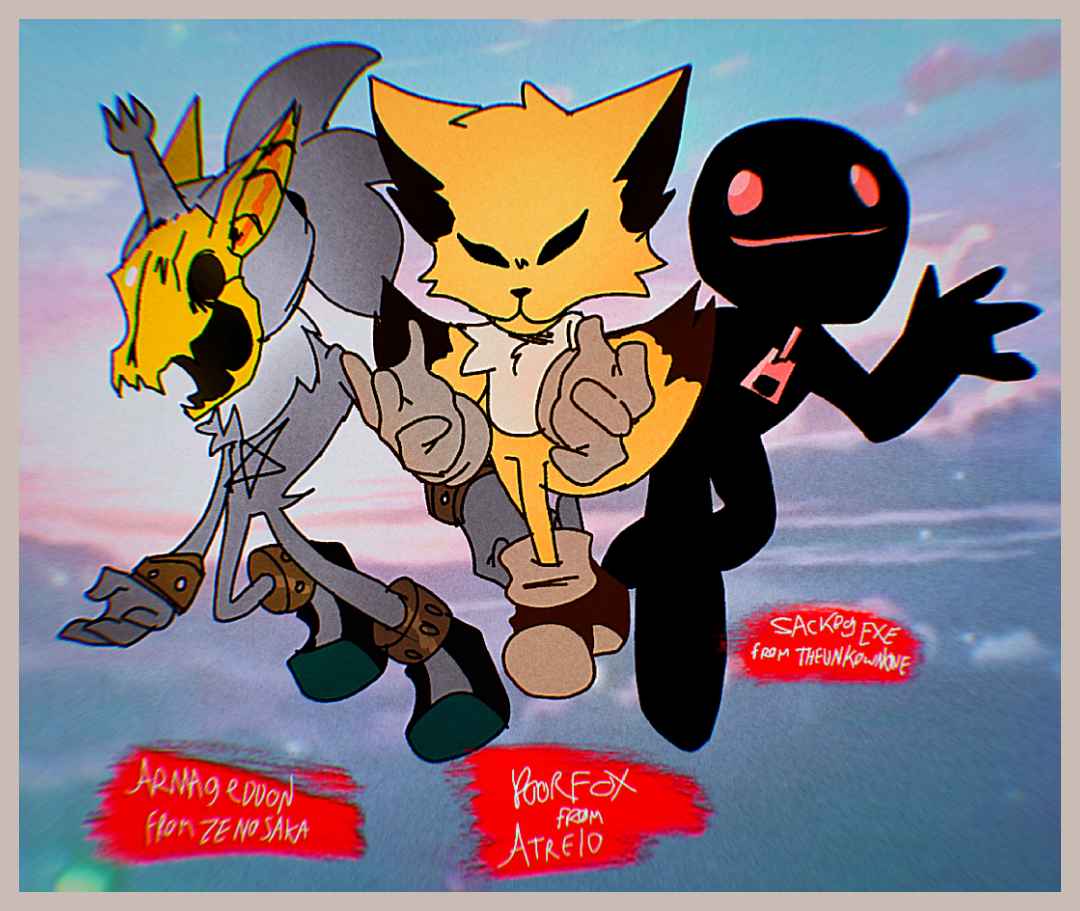 ACTEXECUTION's tweet photo. Welcome To Act 2! Introducing Our Roster. #actexecution #sonicexe #sonicexefnf https://t.co/RtGxpqFg0y