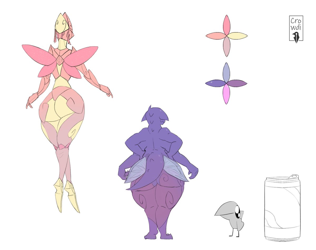 crowsputin's tweet photo. Character Ref for Chatty Cathy! 
Crow for scale! https://t.co/RBowE0q6fc