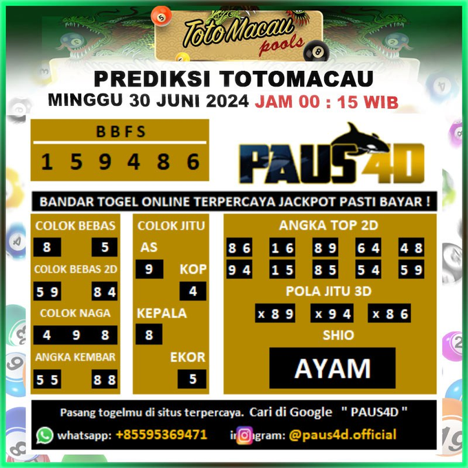 prediksi totomacau