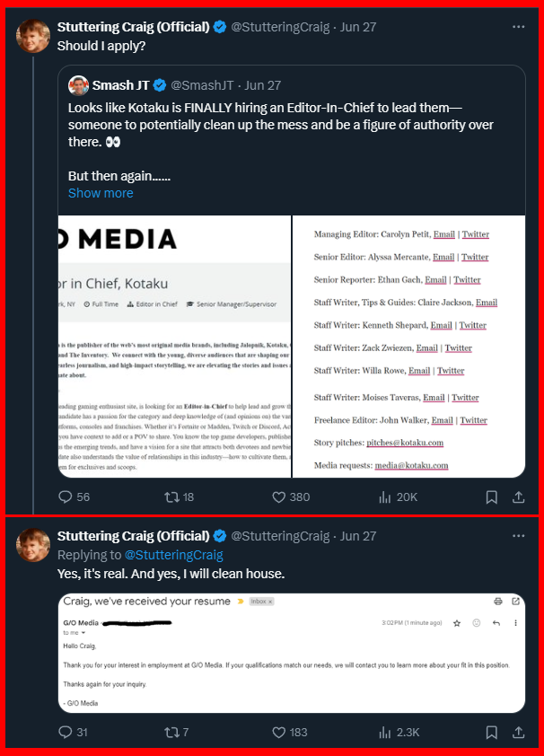 Sputtering Craig ᵖᵃʳᵒᵈʸ tweet media