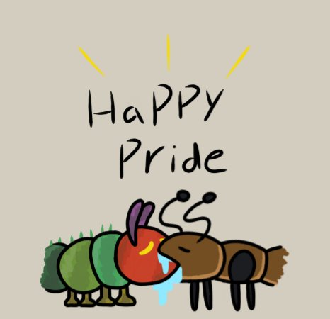 BagolSillything's tweet photo. happy pride month
#theveryhungrycaterpillar #woke #bugyaoi https://t.co/qWeImX1rpB