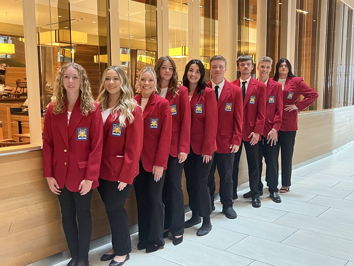 VSCTC's tweet photo. The 2024 SkillsUSA National awards ceremony is tonight in Atlanta.  We are very proud of Jimmy, Alec, J.D,, Aubrie, Mia, Hannah, Jenna B., Jordynn &amp; Jenna V.  It has been a great week.  #NLSC2024 #WeAreCTE https://t.co/8Gxyw7V7kc