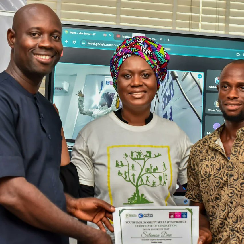 kirfoundation's tweet image. #Flashback to the Graduation Ceremony of the #YESProject9.0!
#Thanks @OctaWorldwide for sponsoring the  3-month #Training of 25 under/unemployed #Youth like @happinessusulor, in market-relevant tech &amp;amp; soft #skills that will empower them to succeed in the #digital workplace! #SDG8