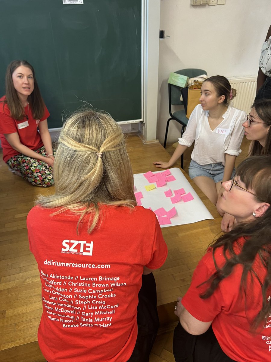 crbrownwilson's tweet image. A few highlights from @Uni_Szeged #CoDesign for #delirium #QUBSzeged