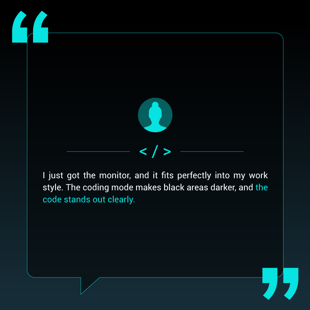 BenQAmerica's tweet image. 🖥️&lt;BenQ Coding Mode/&gt;
Coder-Approved: The Power of BenQ Coding Mode in Action.
See coders' TOP choice: benqurl.biz/3VDy3jn
#MonitorForProgramming #CodingMode