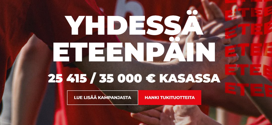 Viikko aikaa kerätä fyrkat, joilla hoidetaan viimeisetkin Oy:n sotkut pois alta. Tuliskohan Jugi vielä skulaamaan?🤔😍 #HIFK #HIFKFotboll @HIFKedustus 

shop.hifksoccer.fi/tuote-osasto/e…