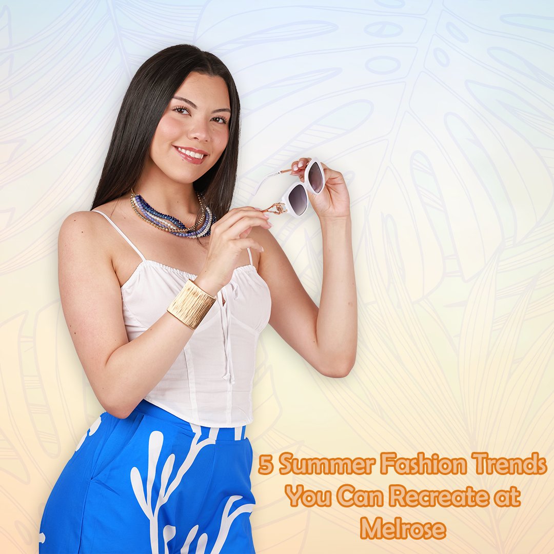MyMelroseStore's tweet image. 🌟 Summer is here and so are the hottest fashion trends! Check out our latest blog post "5 Summer Fashion Trends You Can Recreate at Melrose" for some major style inspo.  

ow.ly/NPvl50SqtWc

#SummerFashion #MelroseAve #StyleInspo  #FashionTrends #SummerStyle #FashionBlog