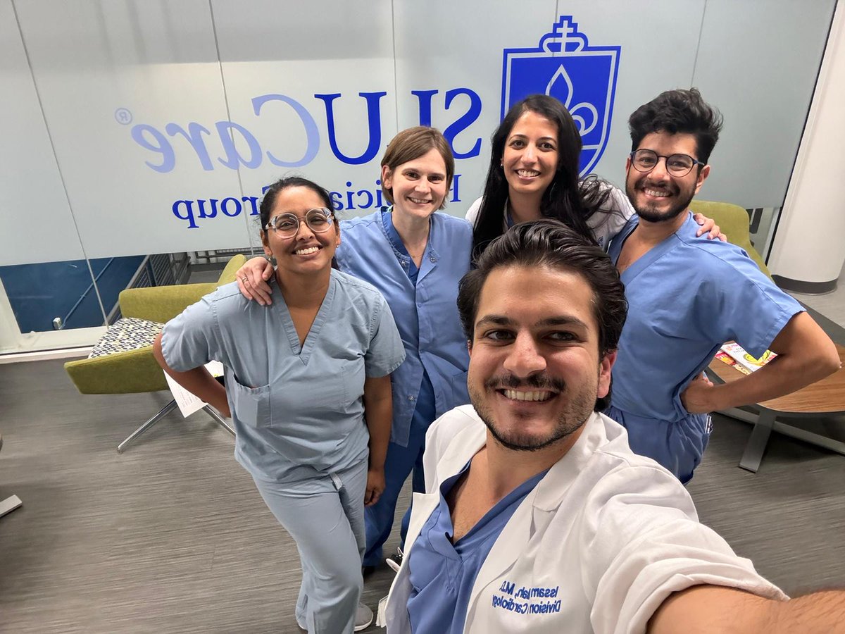 Debapria Das, MD (@priexcitation) on Twitter photo The best thing about <a href="/SLUCards/">SLU Cardiology Fellowship</a> was going through it with <a href="/MariamBaigMD/">Mariam Baig, MD</a>, <a href="/SamTheUncle7/">Sam Atallah, MD</a>, and <a href="/ChitturuNiteesh/">Niteesh Chitturu</a>. Love you guys. I'm proud I was able to be your co-fellow and now your #cardiology colleague. Thank you <a href="/AmmarNasirMD/">Ammar Nasir</a> and <a href="/MikhalkovaDeana/">Deana Mikhalkova</a> for bringing us together 🫀 The best thing about <a href="/SLUCards/">SLU Cardiology Fellowship</a> was going through it with <a href="/MariamBaigMD/">Mariam Baig, MD</a>, <a href="/SamTheUncle7/">Sam Atallah, MD</a>, and <a href="/ChitturuNiteesh/">Niteesh Chitturu</a>. Love you guys. I'm proud I was able to be your co-fellow and now your #cardiology colleague. Thank you <a href="/AmmarNasirMD/">Ammar Nasir</a> and <a href="/MikhalkovaDeana/">Deana Mikhalkova</a> for bringing us together 🫀