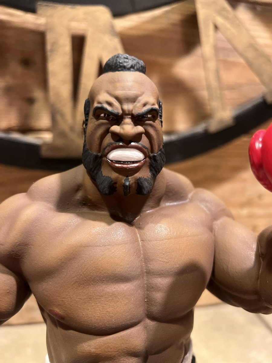 Here is a recently completed sculpt of #Rocky villain CLUBBER LANG! Really enjoyed this project as Rocky III was my favorite film in the franchise. #statue #Movies #MrT #movievillains #boxing #Painnnn