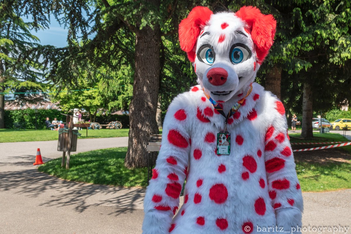 Hello there!! :3 

Shot taken at Furizon Overlord 2024 

<a href="/LudantoRed/">@ludantored.bsky.social</a>