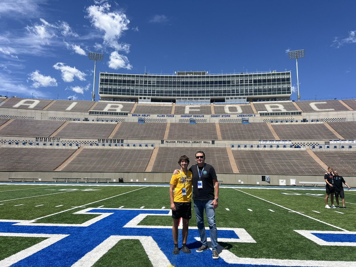 max_mustell's tweet photo. Had a great time on my visit to Air Force! Can’t wait to get back! @CoachNickToth @jake8shakes @AF_FBRecruiting @AF_Football https://t.co/LHCXGkCbnD