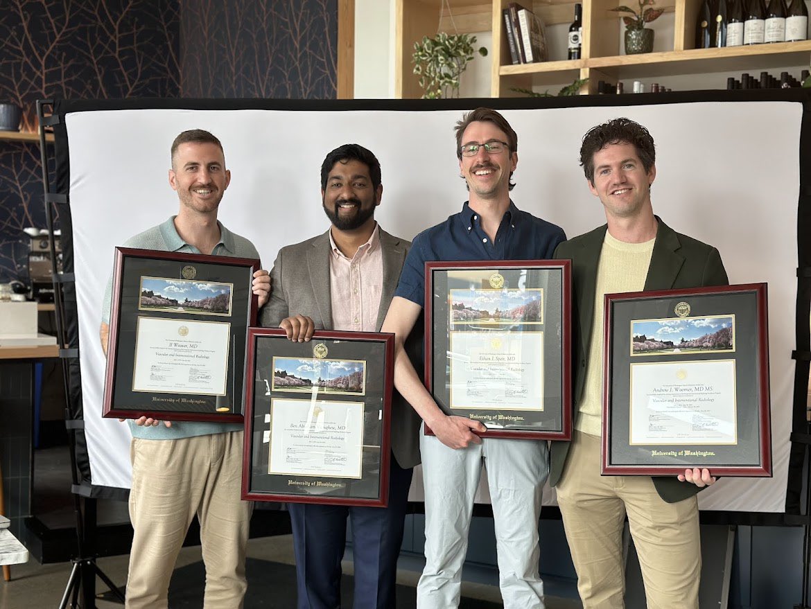 Kara Fitzgerald, MD (@kmfitzmd) on Twitter photo Big congrats to our senior guys (mine one sick one 🙁) — y’all have been amazing colleagues, friends, mentors, clinicians, interventionalists, and comedians. You will help so many people! 🥳🥳🥳🥳
<a href="/UofWa_IR/">University of Washington IR Residency</a> #IRAD Big congrats to our senior guys (mine one sick one 🙁) — y’all have been amazing colleagues, friends, mentors, clinicians, interventionalists, and comedians. You will help so many people! 🥳🥳🥳🥳
<a href="/UofWa_IR/">University of Washington IR Residency</a> #IRAD