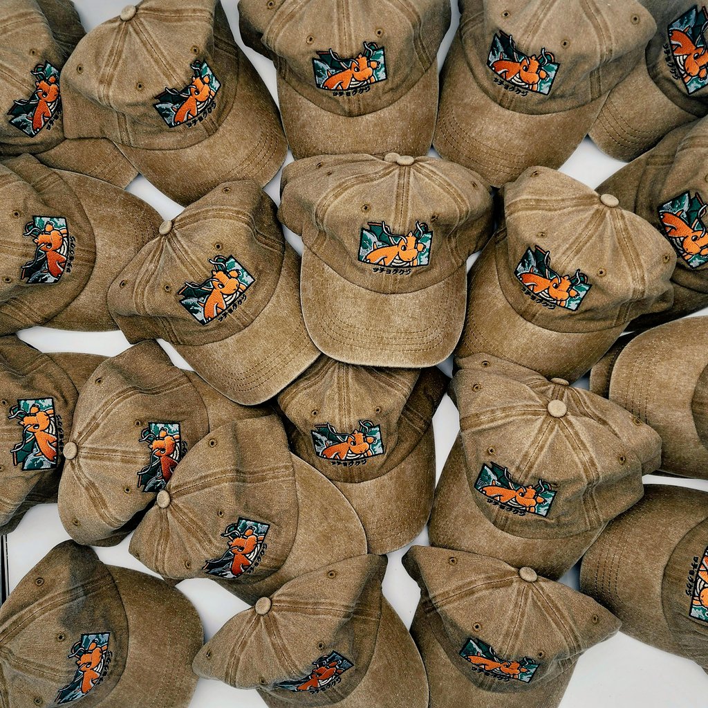 Dragonite dad hats just dropped this week! In celebration of our latest collection were doing a giveaway for one of these!

To enter follow <a href="/Sage_SSBM/">Sage (Phob Comms Open💎)</a> Retweet and like this post &amp; you'll be automatically entered! Tag a friend for a additional entry Giveaway ends 07/07