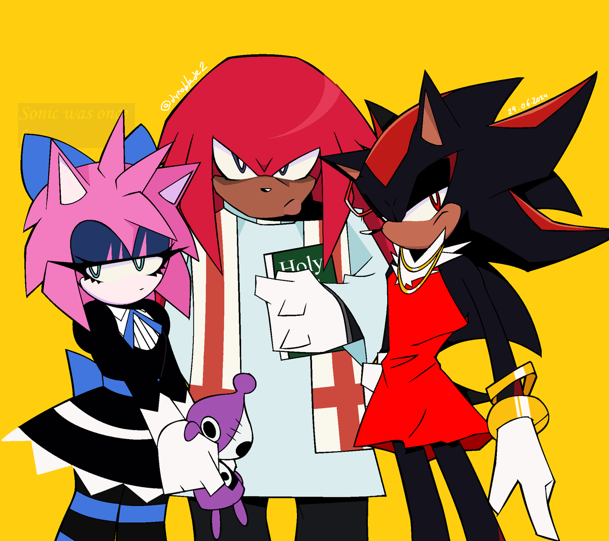 dynablade2's tweet photo. panty &amp; stocking but sonic📗 https://t.co/K7Fyq5u3Kf