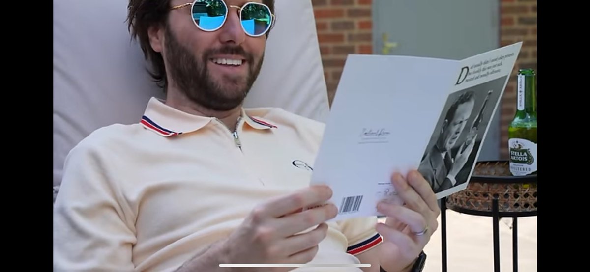 Emo wankers! 😂😂

#inbetweeners and #athomewiththebuckleys star enjoys one of our #morphed greeting cards!
The kids chose well! Good to see a smile on Dad’s face!

youtu.be/ktVu4Sb8rqQ?si…

#jamesbuckley #inbetweeners #emotionalrescue