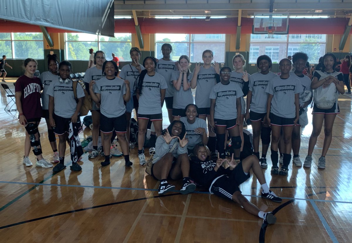 Ending June at the USC-Upstate Team Camp. The youngsters got some valuable on court experience. They competed and #GotAfterIt Way 2 Work Ladies. #SisterHood