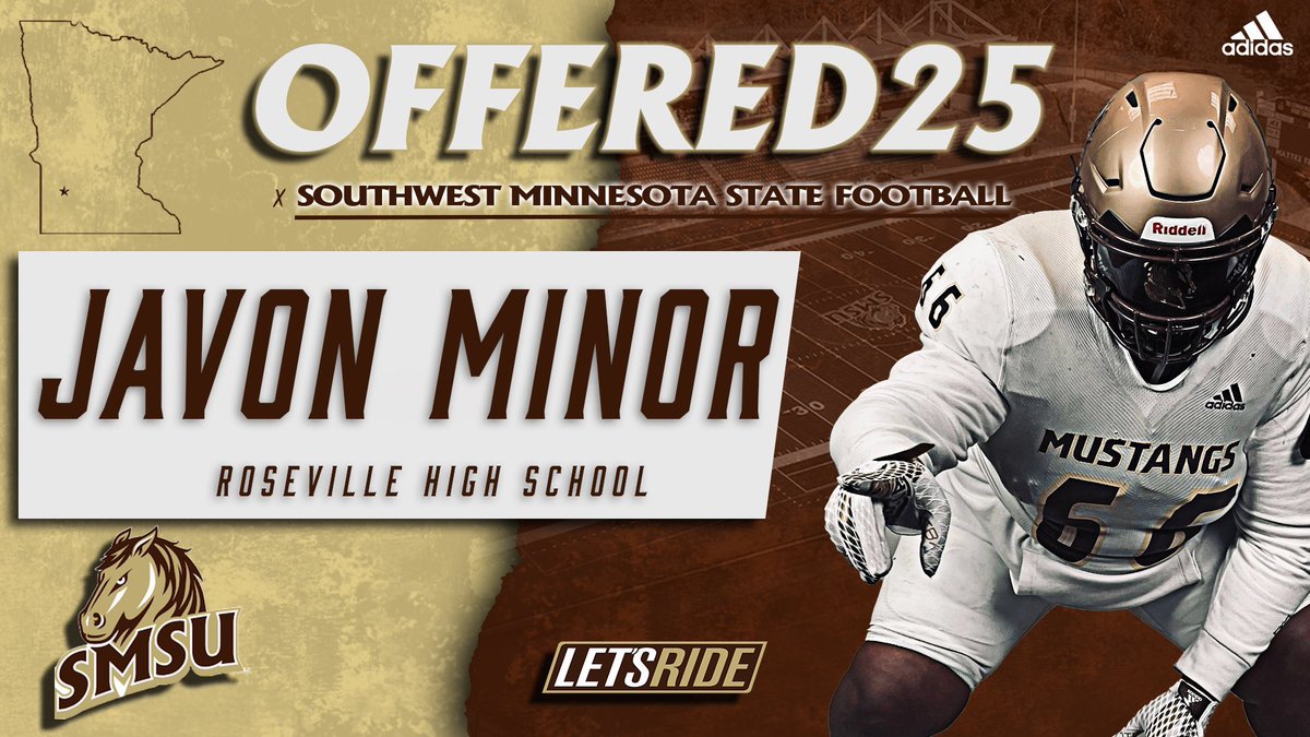 Javon Minor (@javonminor) on Twitter photo After a great call with <a href="/CoachB_U/">Brady Underwood</a> I’m blessed to receive an offer to play for the Mustangs! <a href="/SMSUfootball/">SMSU Football</a> After a great call with <a href="/CoachB_U/">Brady Underwood</a> I’m blessed to receive an offer to play for the Mustangs! <a href="/SMSUfootball/">SMSU Football</a>
