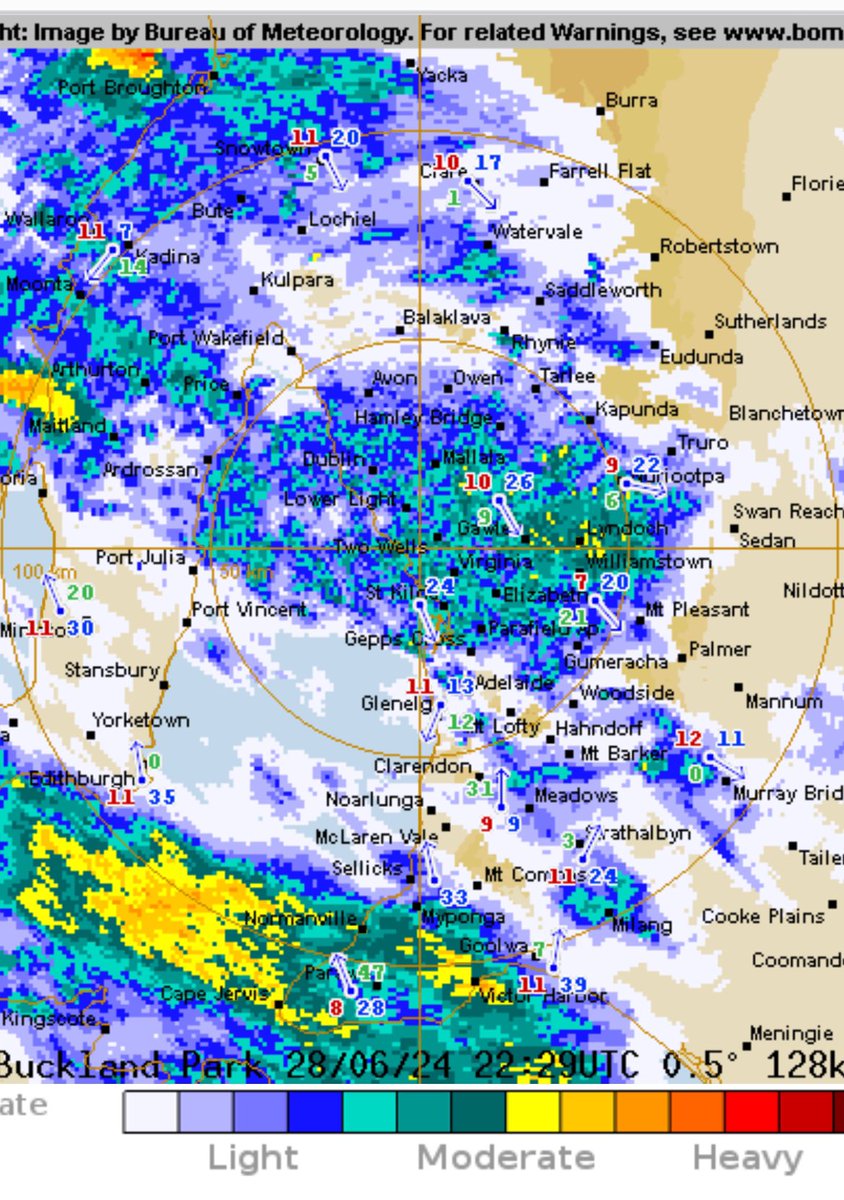 Just a slight variation between rainfall totals #SAWeather 🌧️