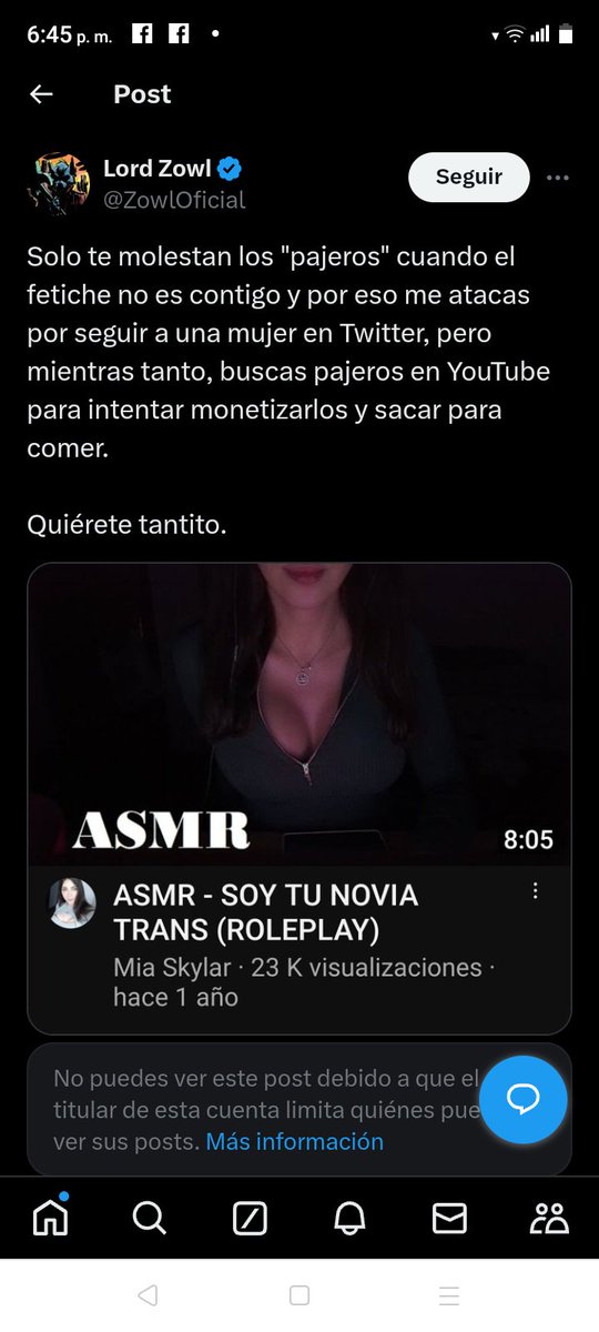 elec_humilde's tweet photo. Estos twits son reales y no están hechos con IA
Rianse de mia skylar porfavor 🤣🤣🤣🤣
#trans #tranformer #hombres #Dross #Zowl #travesti https://t.co/SlXLy6TiQG