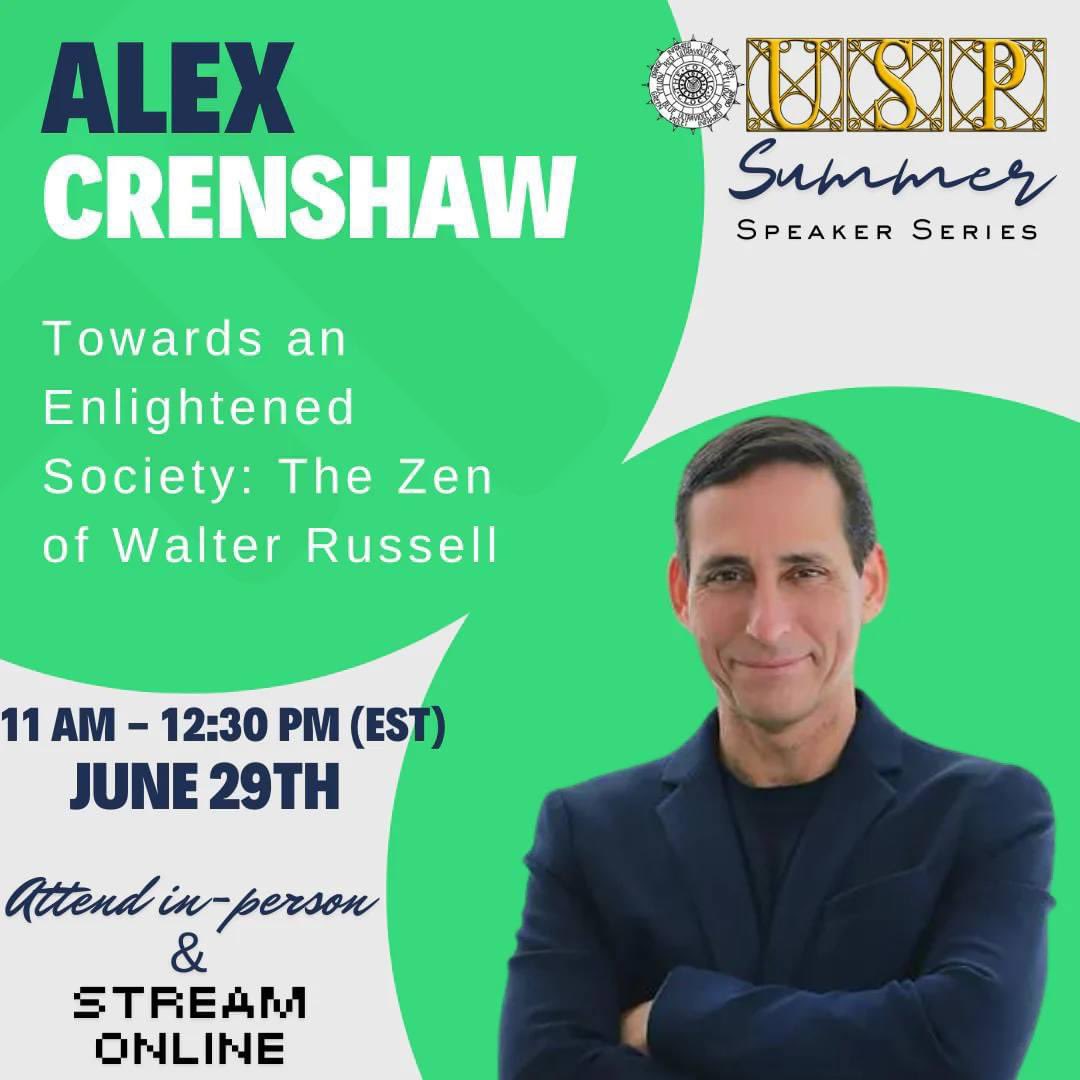 Join us and Alex tomorrow to explore the deeper teachings of Walter Russell through the lens of Zen Buddhism! 

Register now! 

philosophy-org.myshopify.com/products/summe…